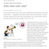 Alles fake oder was