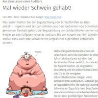 Schwein gehabt